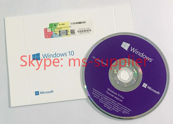 Genuine Microsoft Software Win 10 Proffesional OEM Russian Version  64 Bit Package Activation Online